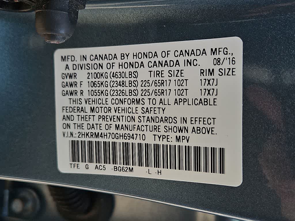 2016 Honda CR-V Base