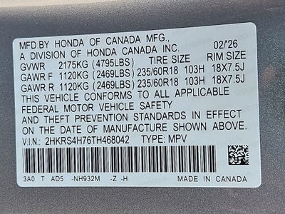 2026 Honda CR-V EX-L