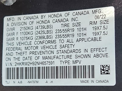 2022 Honda CR-V Touring