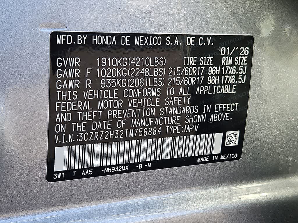 2026 Honda HR-V LX