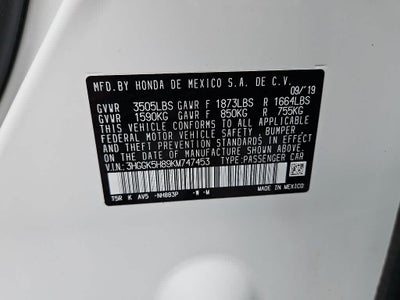 2019 Honda Fit EX