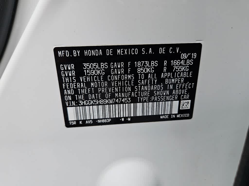 2019 Honda Fit EX