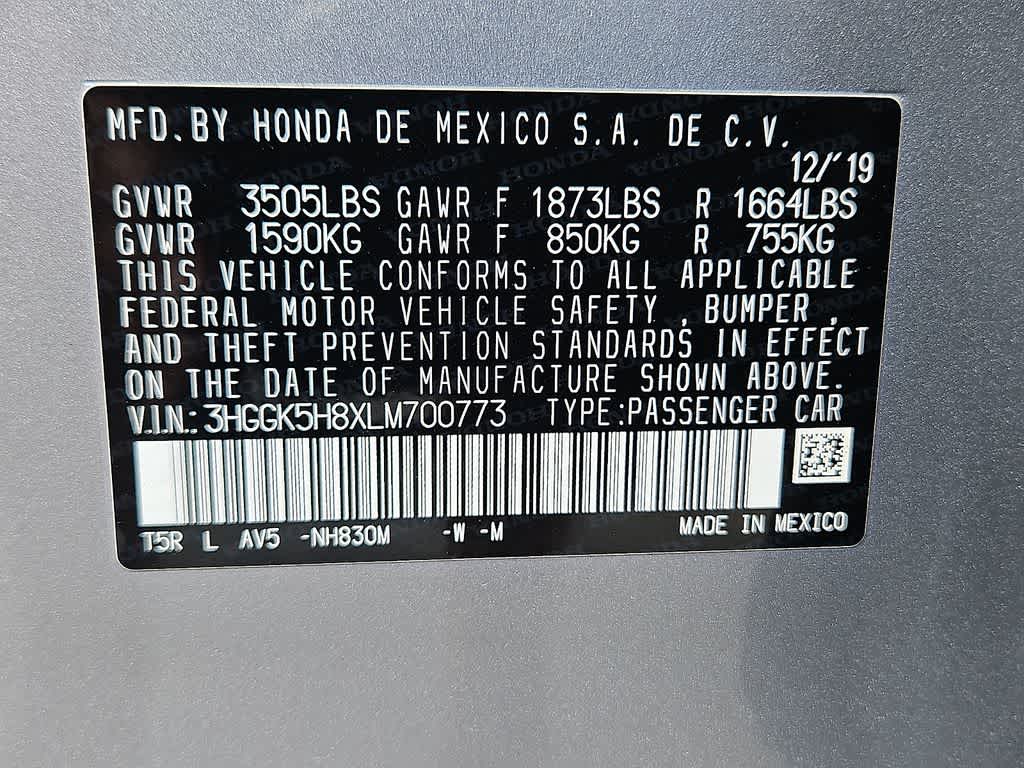 2020 Honda Fit EX