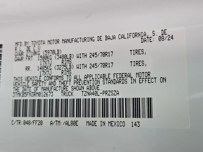 2024 Toyota Tacoma SR5