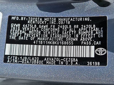 2019 Toyota Camry XLE