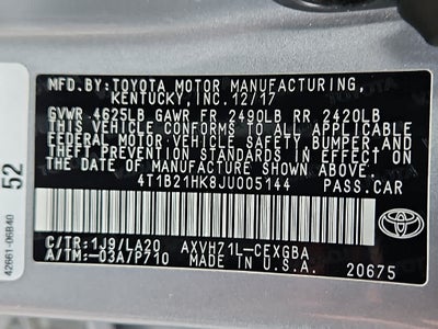 2018 Toyota Camry Hybrid XLE