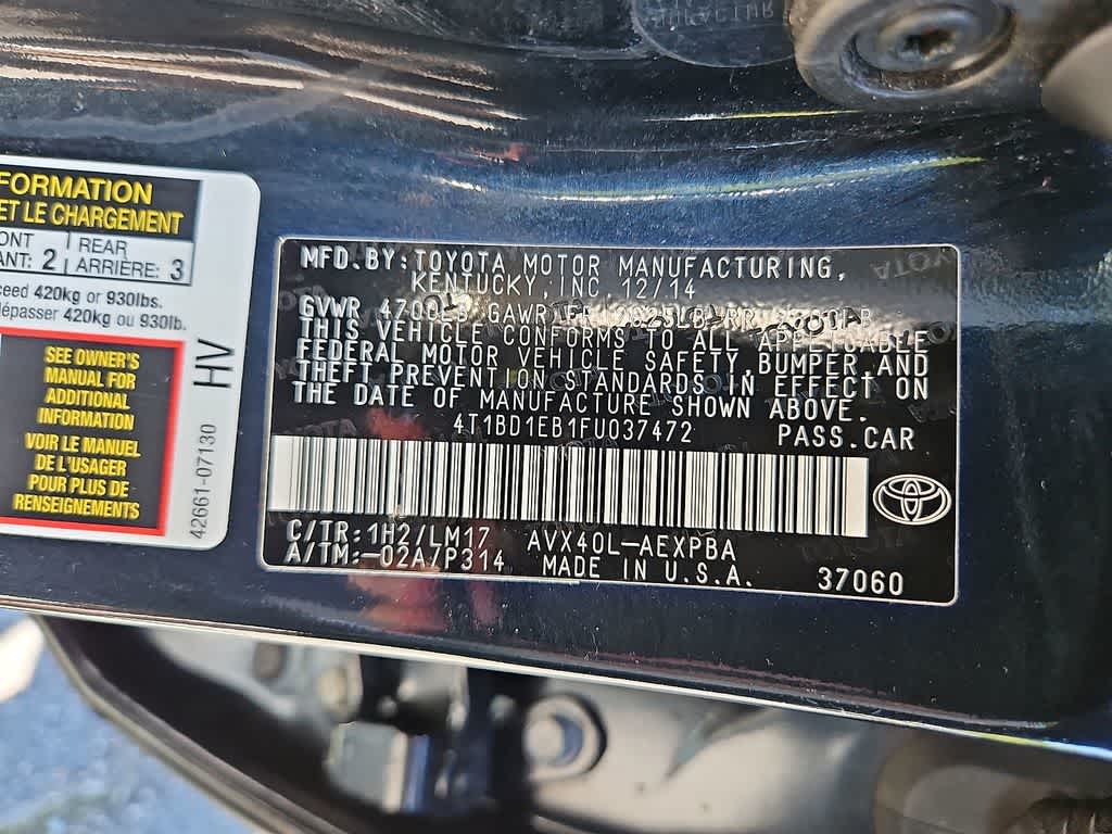 2015 Toyota Avalon Hybrid Limited