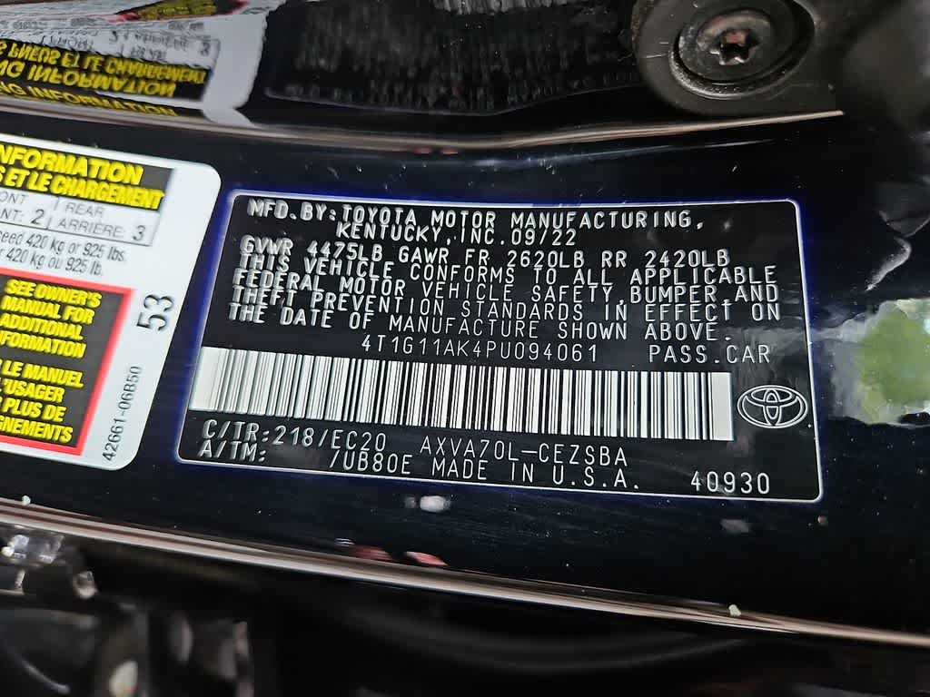 2023 Toyota Camry SE Nightshade