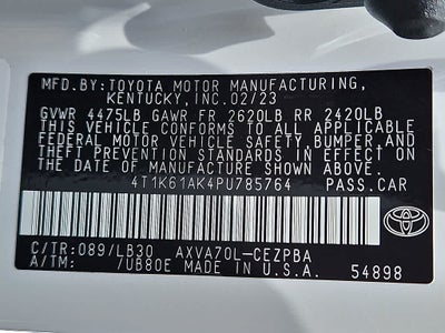 2023 Toyota Camry XSE