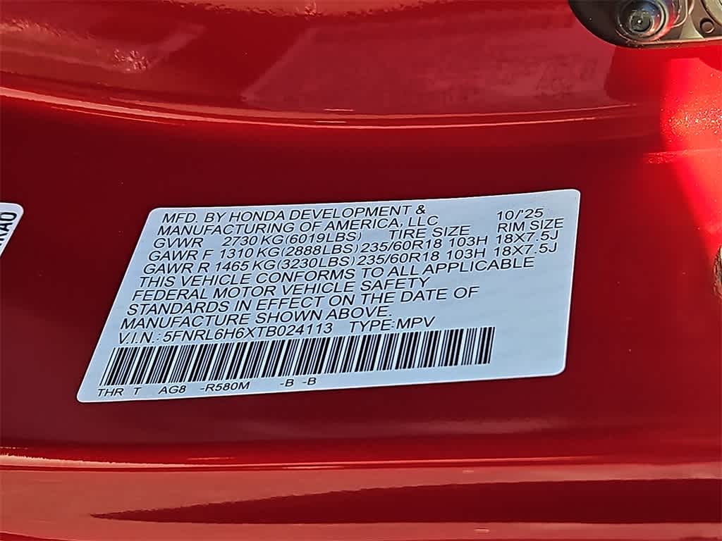 2026 Honda Odyssey EX-L