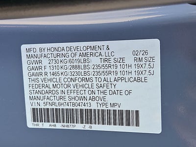 2026 Honda Odyssey Sport-L