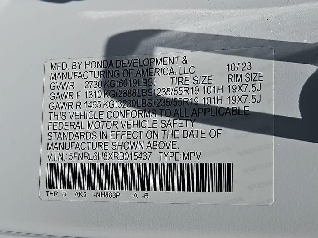 2024 Honda Odyssey Touring
