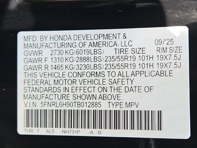 2026 Honda Odyssey Elite