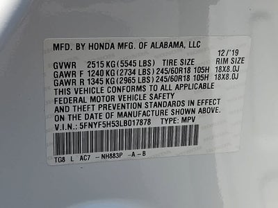 2020 Honda Pilot EX-L