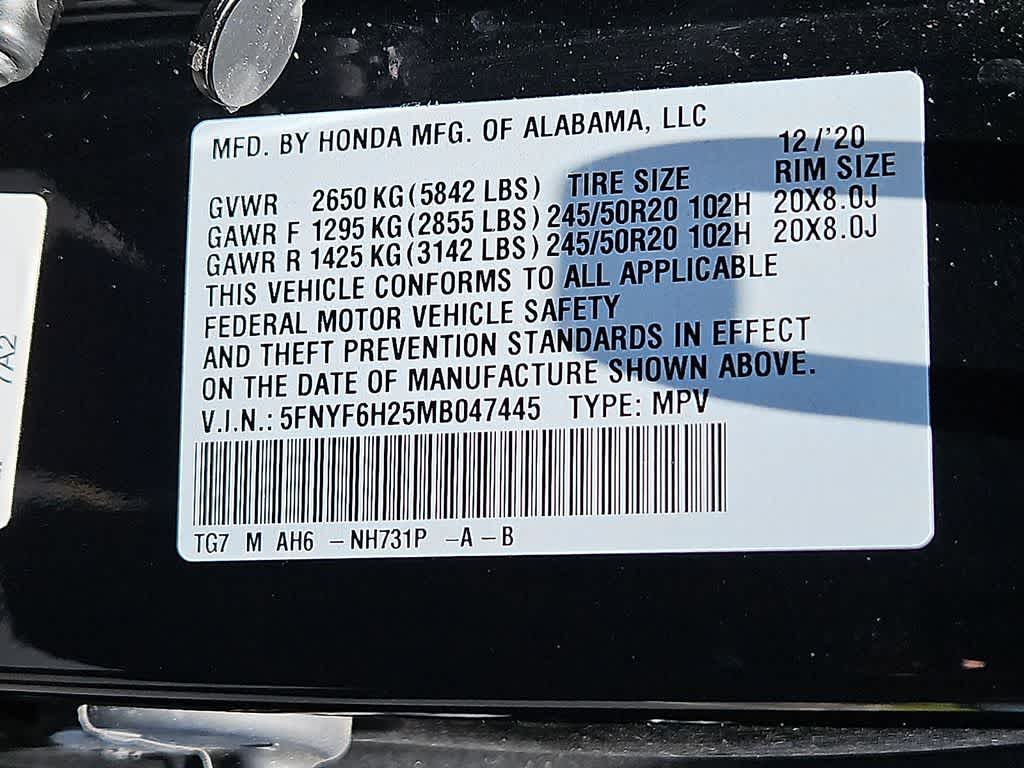 2021 Honda Pilot Special Edition