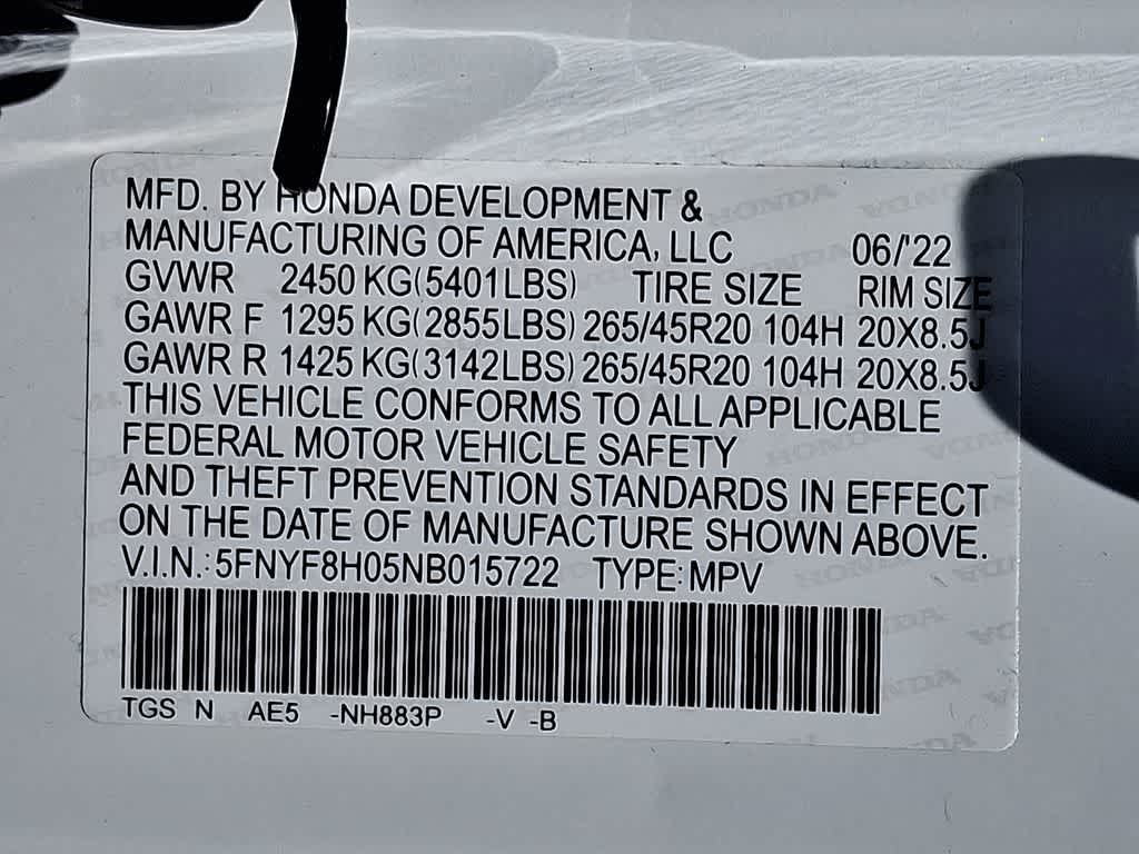 2022 Honda Passport Elite