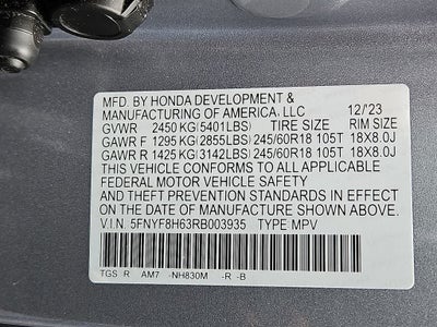 2024 Honda Passport TrailSport
