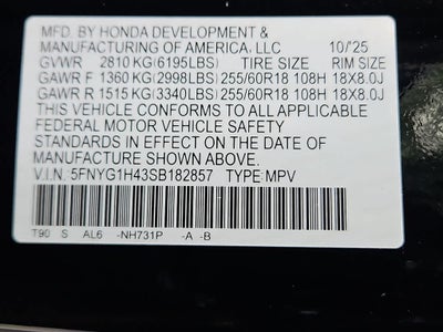 2025 Honda Pilot EX-L
