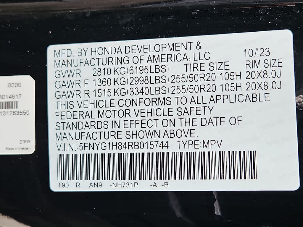 2024 Honda Pilot Elite