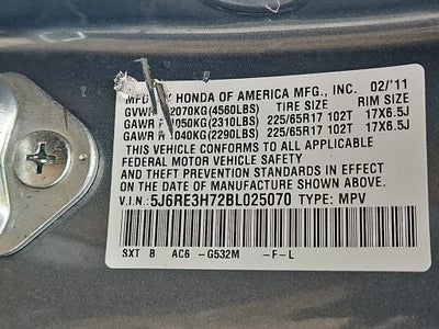 2011 Honda CR-V Base