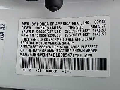 2013 Honda CR-V Base
