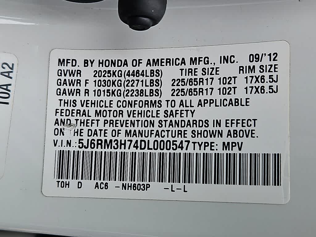 2013 Honda CR-V Base