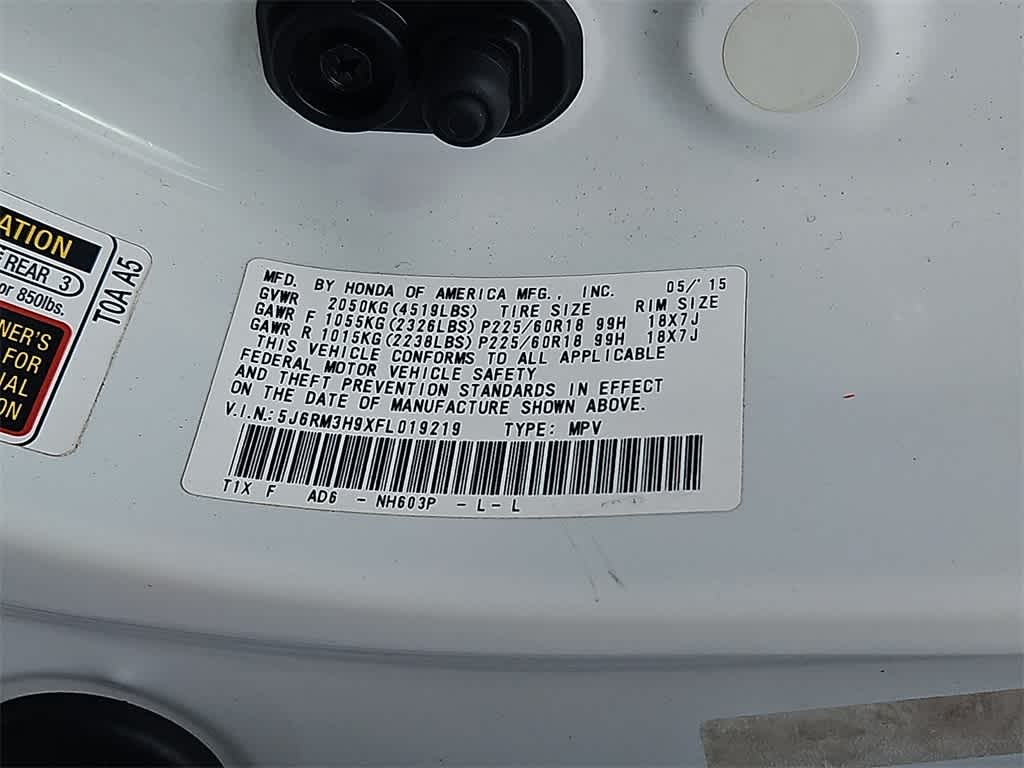 2015 Honda CR-V Touring