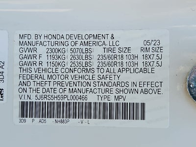 2023 Honda CR-V Hybrid Sport