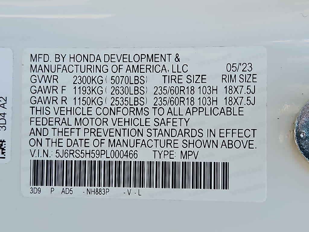 2023 Honda CR-V Hybrid Sport