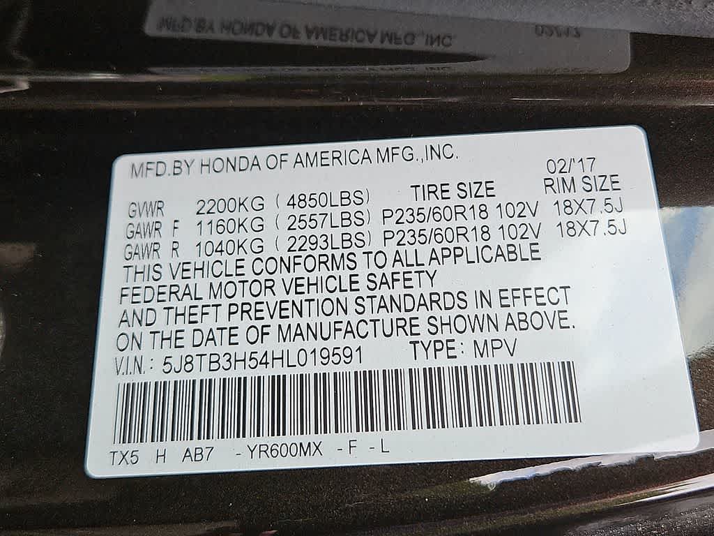 2017 Acura RDX w/Technology Pkg