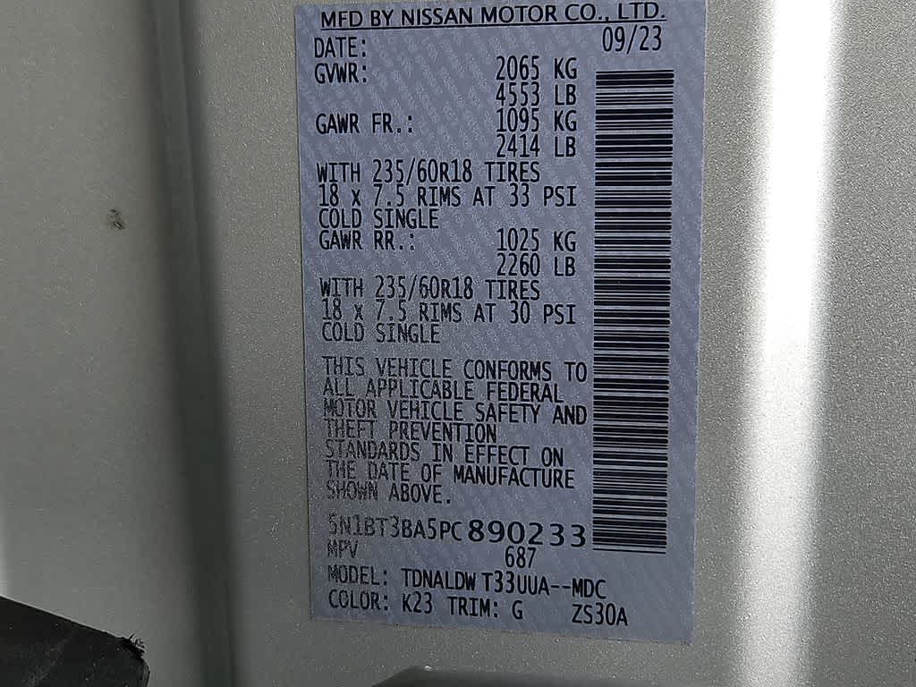 2023 Nissan Rogue SV