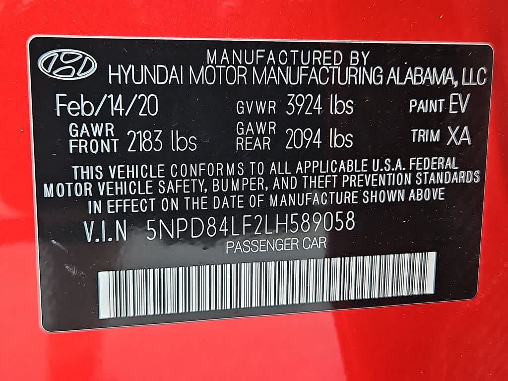 2020 Hyundai Elantra Limited