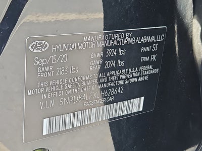2020 Hyundai Elantra SEL