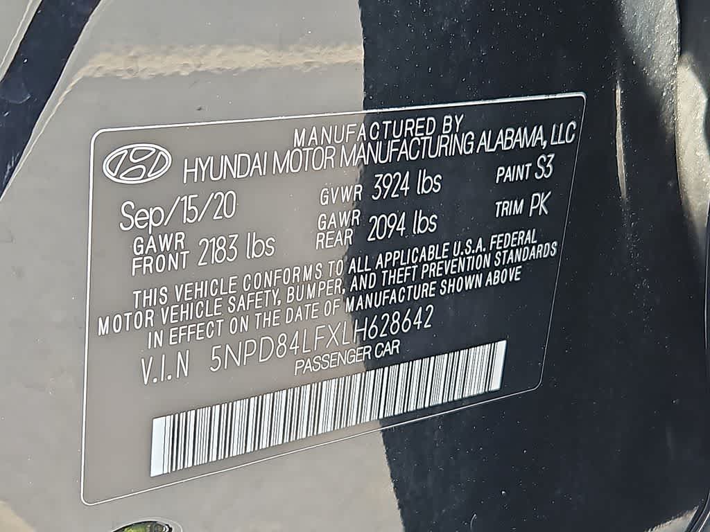 2020 Hyundai Elantra SEL