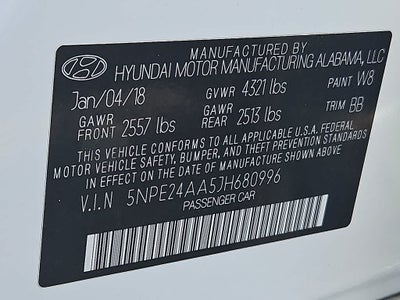 2018 Hyundai Sonata Eco