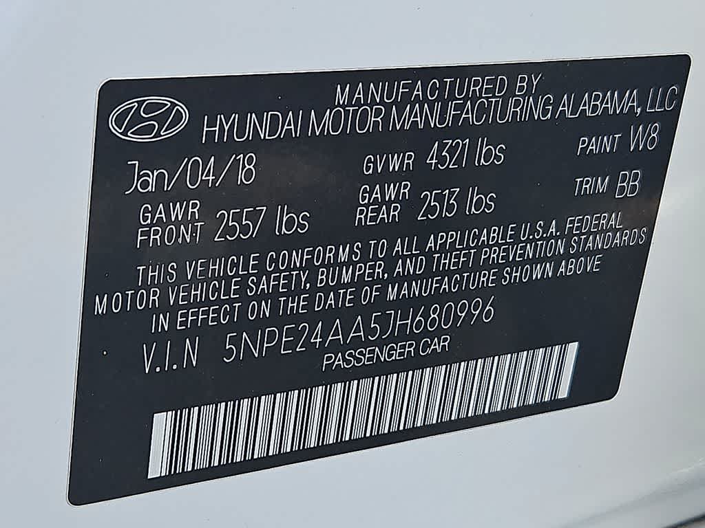 2018 Hyundai Sonata Eco