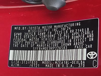 2024 Toyota Corolla LE
