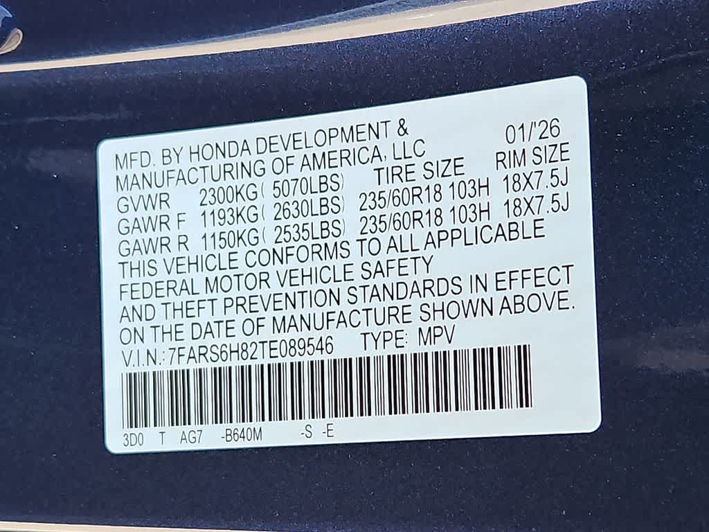 2026 Honda CR-V Hybrid Sport-L