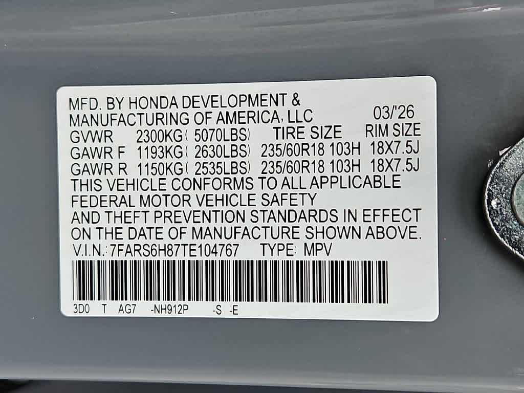 2026 Honda CR-V Hybrid Sport-L