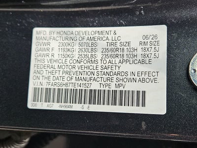 2026 Honda CR-V Hybrid Sport-L