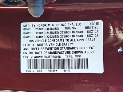 2018 Honda CR-V EX