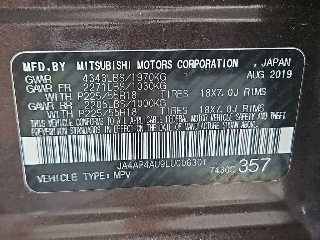 2020 Mitsubishi Outlander Sport SE 2.0