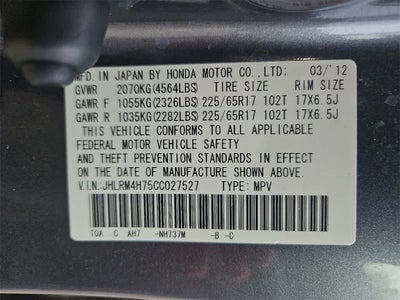 2012 Honda CR-V Base