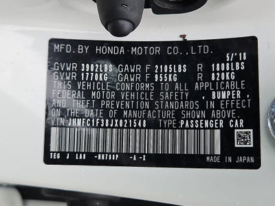 2018 Honda Civic Sedan EX-T