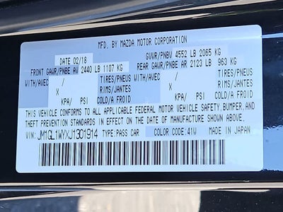 2018 Mazda Mazda6 Grand Touring Reserve