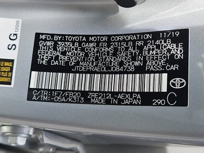 2020 Toyota Corolla LE