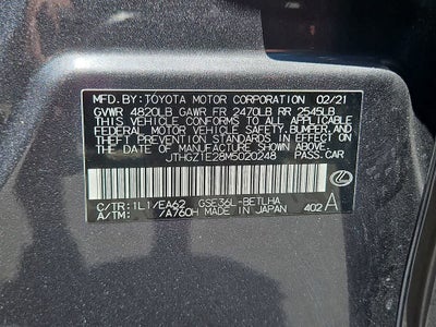 2021 Lexus IS 350 F SPORT