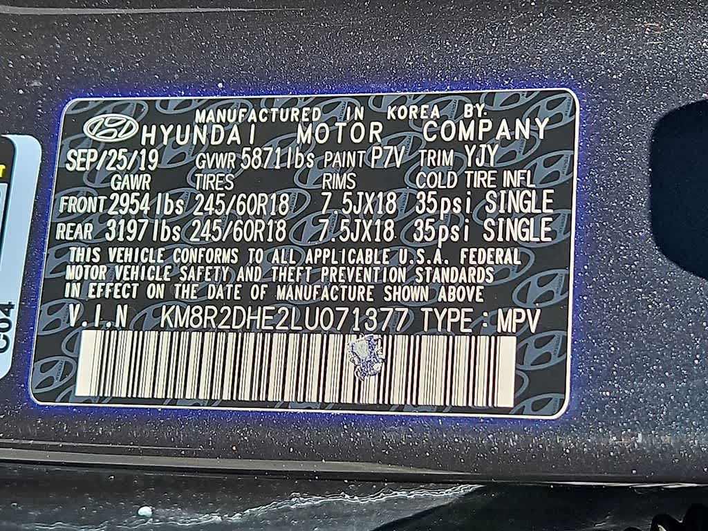 2020 Hyundai Palisade SEL