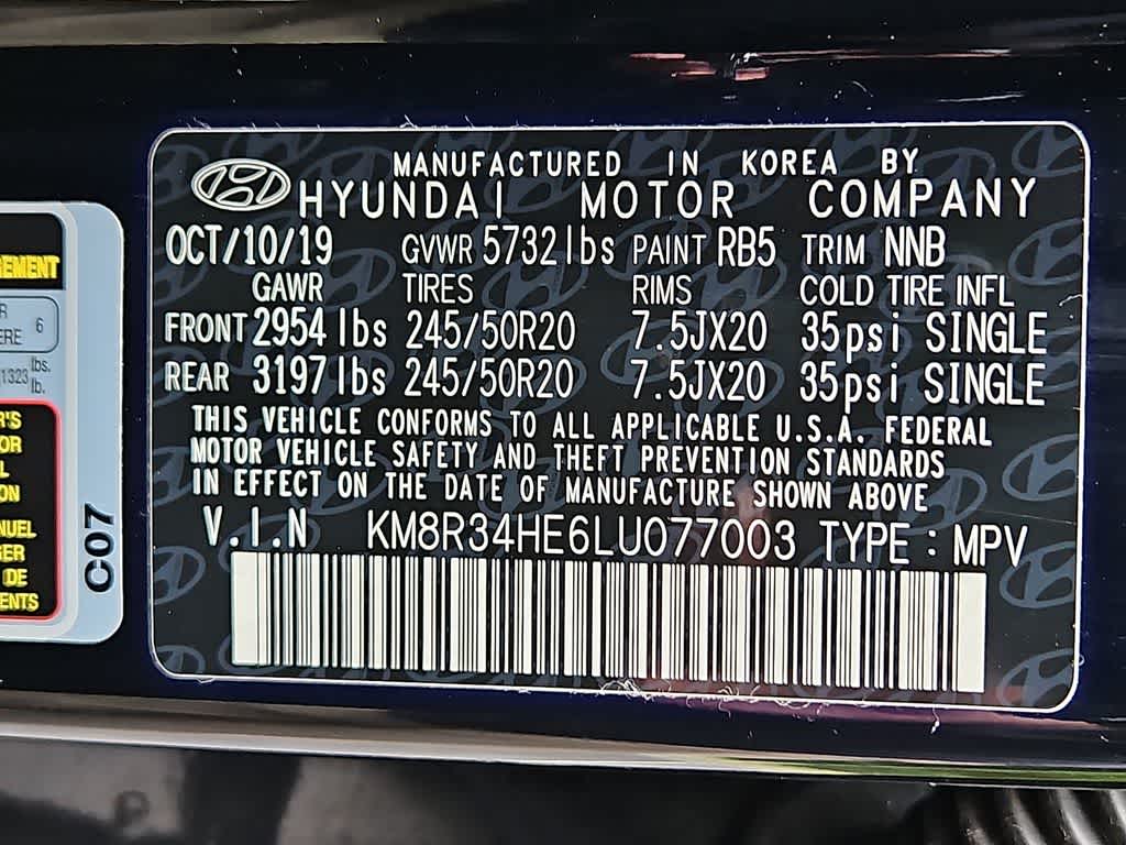 2020 Hyundai Palisade SEL