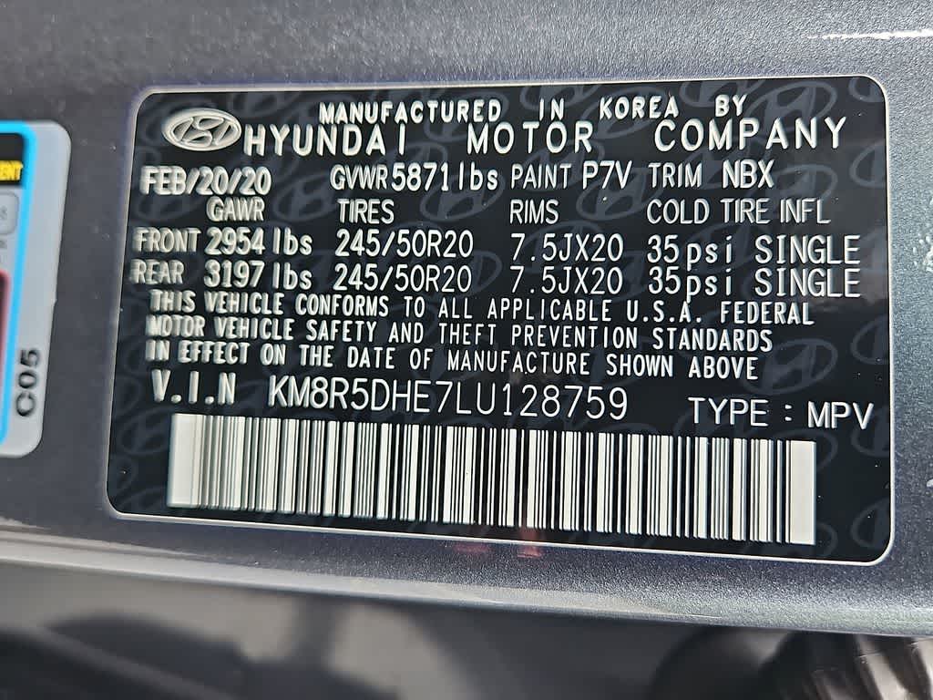 2020 Hyundai Palisade Limited